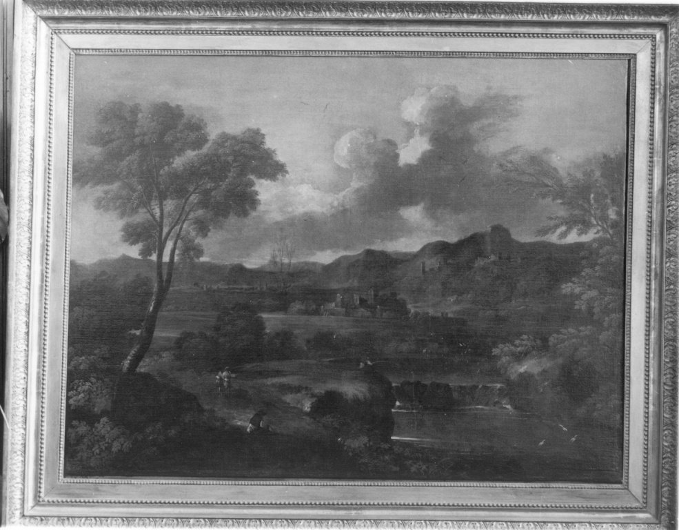 paesaggio con cascata (dipinto) by Dughet Gaspard detto Pussino (scuola) (terzo 